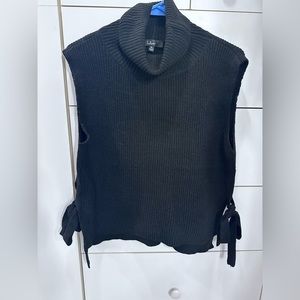 Lulu’s black sleeveless cowl neck top